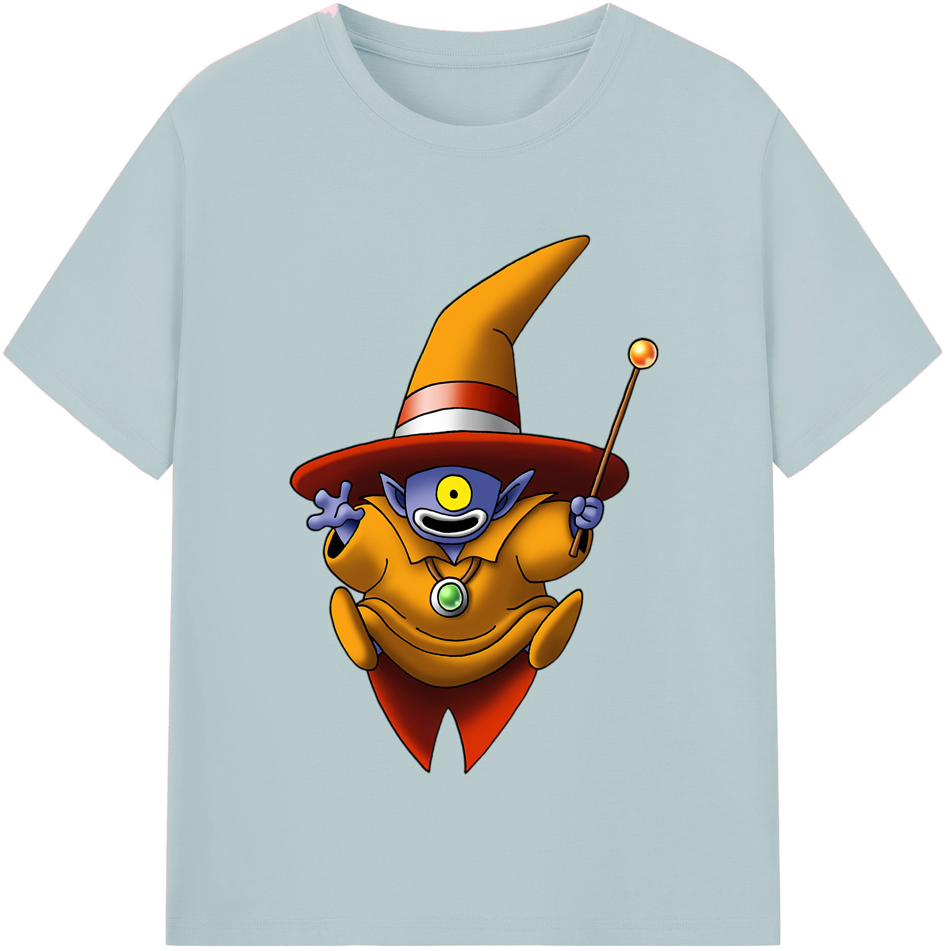 （画像用） ドラゴンクエスト Doragon Kuesuto Dragon Quest 綿100％半袖Tシャツ（フロントプリント）